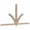 Ekena Millwork Redmond Smooth Timber Gable Bracket, Douglas Fir, 108"W x 54"H x 3 1/2"D x 3 1/2"F, 12/12 Pitch GBW108X54X0404RED00SDF - alternate 4